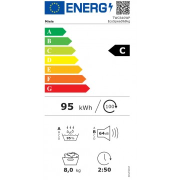 Miele TWC640WP EcoSpeed Στεγνωτήριο 8kg A+++ με Αντλία Θερμότητας Miele TWC640WP EcoSpeed Στεγνωτήριο 8kg A+++ με Αντλία Θερμότητας